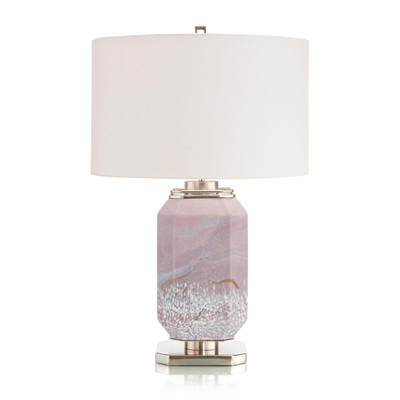 John Richard Marbled Mauve Table Lamp