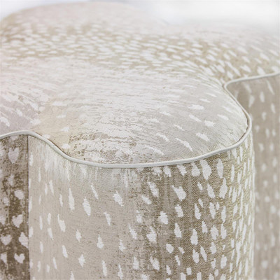 John Richard Mariposa Small Ottoman - Doe A Deer