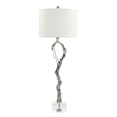 John Richard Metallic Ice Buffet Lamp - Nickel