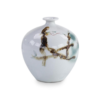 John Richard Painted Grove Vase III