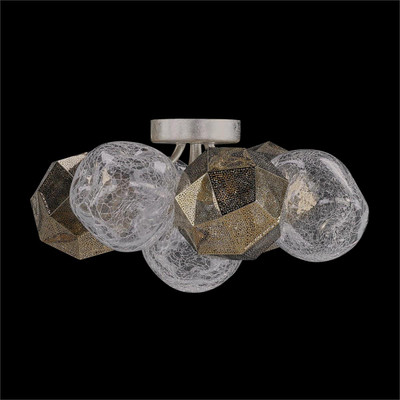 John Richard Vivaldi Three-Light Semi-Fush Mount