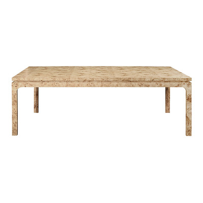 Worlds Away Adams Dining Table - Burl Wood