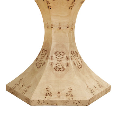Worlds Away Bryce Dining Table - Burl Wood