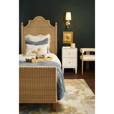 Worlds Away Chamberlain Twin Bed