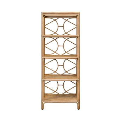 Worlds Away Danielle Etagere - Natural Rattan
