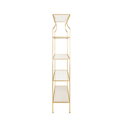 Worlds Away Dorothy Etagere - Gold Leaf