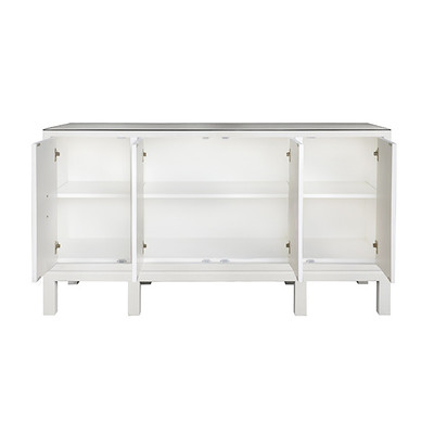 Worlds Away Effie Buffet - White