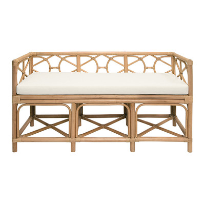 Worlds Away Ferguson Bench - Brown