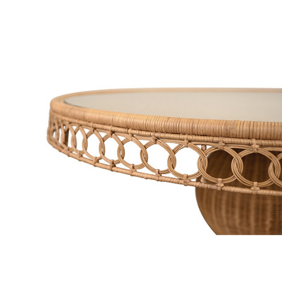 Worlds Away Gabrielle Dining Table - 60"
