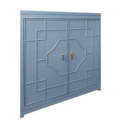 Worlds Away Isabel Buffet - Capri Blue
