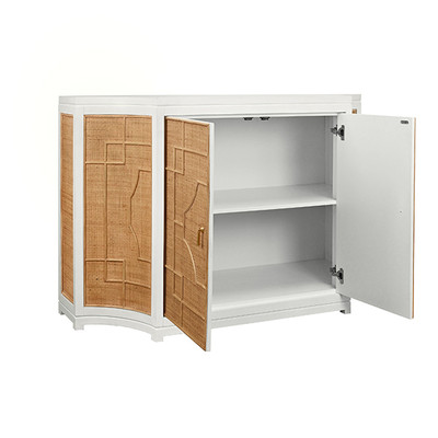 Worlds Away Isabel Buffet - Matte White