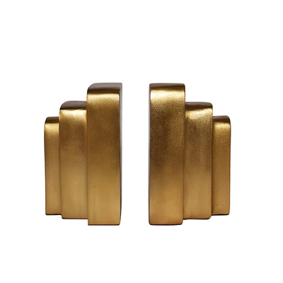 Worlds Away Karat Bookends