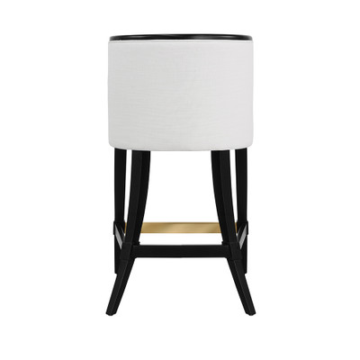 Worlds Away Keaton Counter Stool - Black