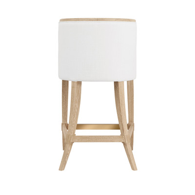 Worlds Away Keaton Counter Stool - Brown