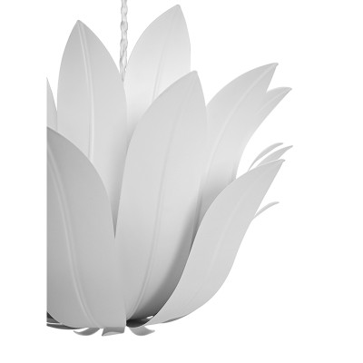 Worlds Away Leander Chandelier - White Powder Coat