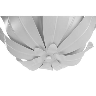 Worlds Away Leander Chandelier - White Powder Coat