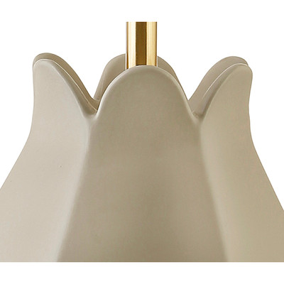 Worlds Away Mae Table Lamp - Beige Glaze