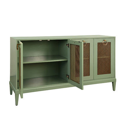 Worlds Away Marcella Buffet - Green Lacquer