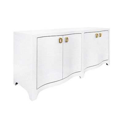 Worlds Away Miffy Buffet - White Linen