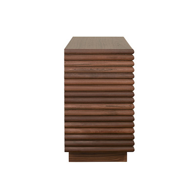 Worlds Away Nayla Side Table - Walnut