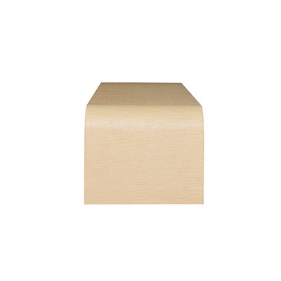 Worlds Away Newbury Coffee Table - Natural Grasscloth