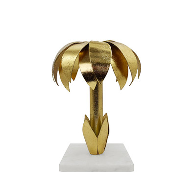 Worlds Away Palmy Candle Holder