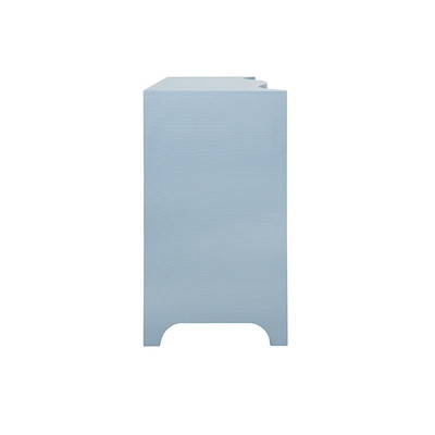 Worlds Away Paulina Buffet - Light Blue Linen
