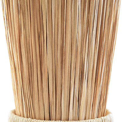 Worlds Away Pax Chandelier - Natural Rafia