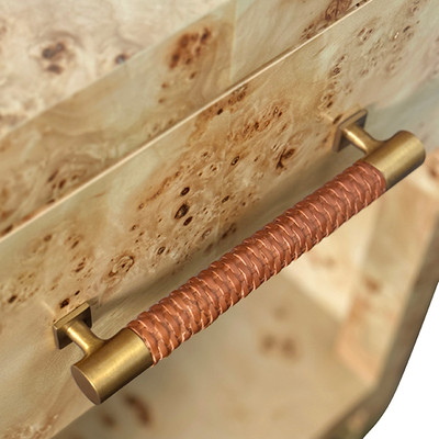 Worlds Away Pelham Side Table