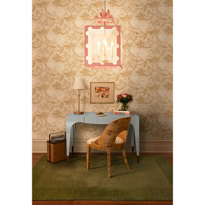 Worlds Away Rafferty Dining Chair - Burl Wood