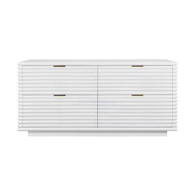Worlds Away Ranger Chest - White Lacquer