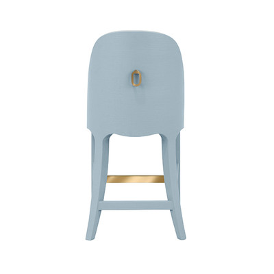 Worlds Away Sadie Counter Stool - Blue