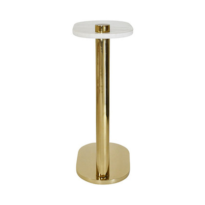 Worlds Away Simeon Cigar Table - Gold