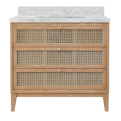 Worlds Away Wynn Bath Vanity - Cerused Oak