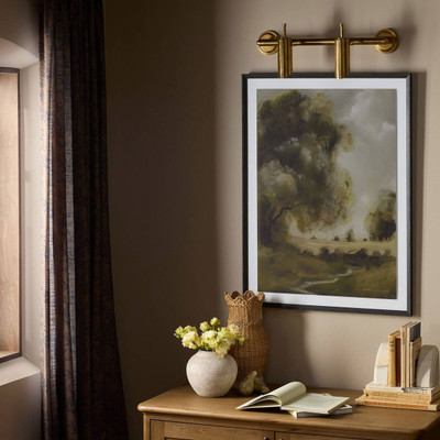 Amber Lewis x Four Hands Albi Double Sconce - Aged Patina Brass