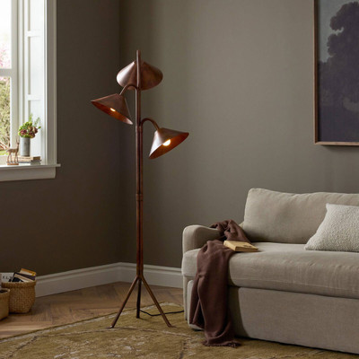 Amber Lewis x Four Hands Asten Floor Lamp - Iridescent Acid Wash