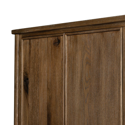 Amber Lewis x Four Hands Bari Wide Cabinet - Weathered Oak