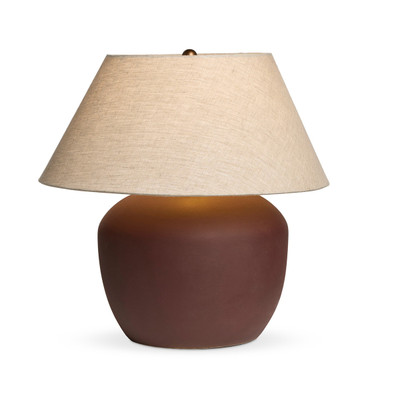 Amber Lewis x Four Hands Borsa Table Lamp - Dark Aubergine