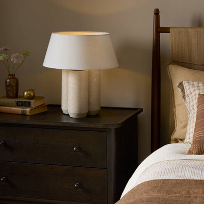 Amber Lewis x Four Hands Bremen Table Lamp - Cream Marble