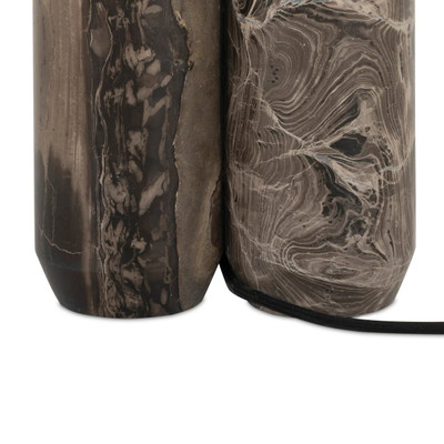 Amber Lewis x Four Hands Bremen Table Lamp - Rocky Brown Marble