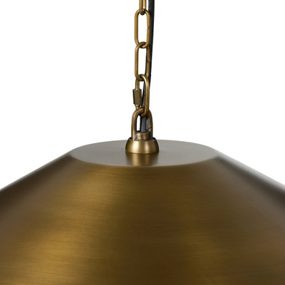 Amber Lewis x Four Hands Britmore Pendant - Aged Antique Brass Iron