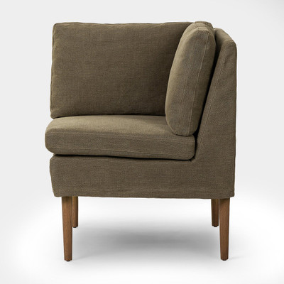 Amber Lewis x Four Hands Aurelia Dining Corner PC - Broadway Olive