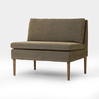Amber Lewis x Four Hands Aurelia Dining Chair and a Half - Broadway Olive