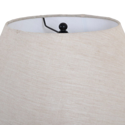 Amber Lewis x Four Hands Caius Table Lamp - Aged Black Terracotta