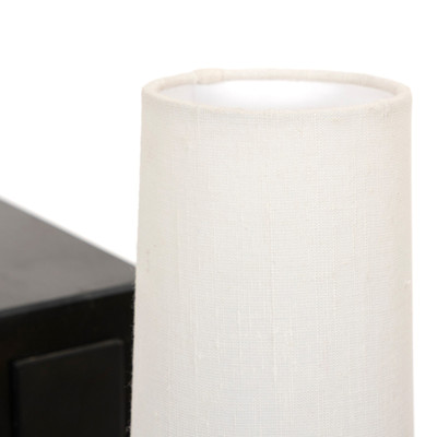 Amber Lewis x Four Hands Calla Bookshelf Lamp - Black Marble