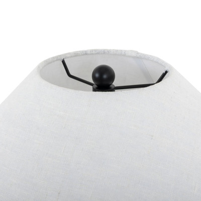 Amber Lewis x Four Hands Civita Table Lamp - Aged Black Terracotta