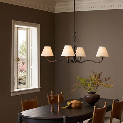 Amber Lewis x Four Hands Darcia Chandelier - Light Oil Rubbed Bronze