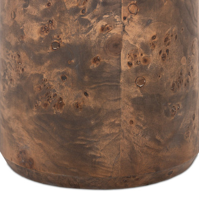 Amber Lewis x Four Hands Daxton Floor Lamp - Dark Brown Mappa Burl