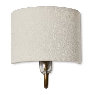 Amber Lewis x Four Hands Delina Sconce - Cream Linen