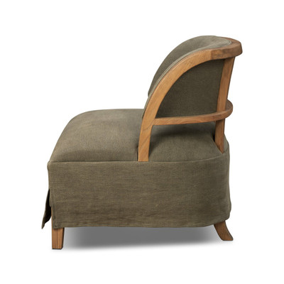 Amber Lewis x Four Hands Dreya Chair - Broadway Olive